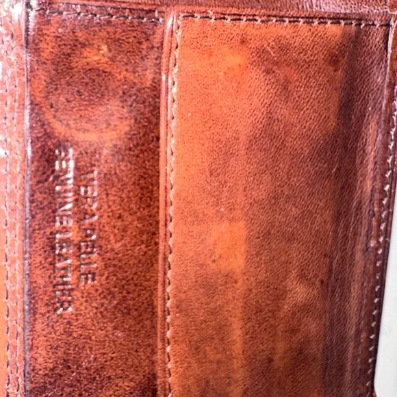 Vera Pelle Men’s  Brown Leather Bi-Fold Wallet - Picture 16 of 16